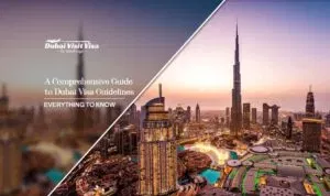 Dubai visa guidelines | Dubai visa requirements blog banner by apply dubai visit visa