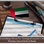 UAE pre-arranged visa application process for travelers