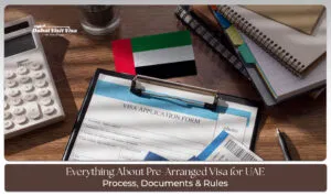 UAE pre-arranged visa application process for travelers