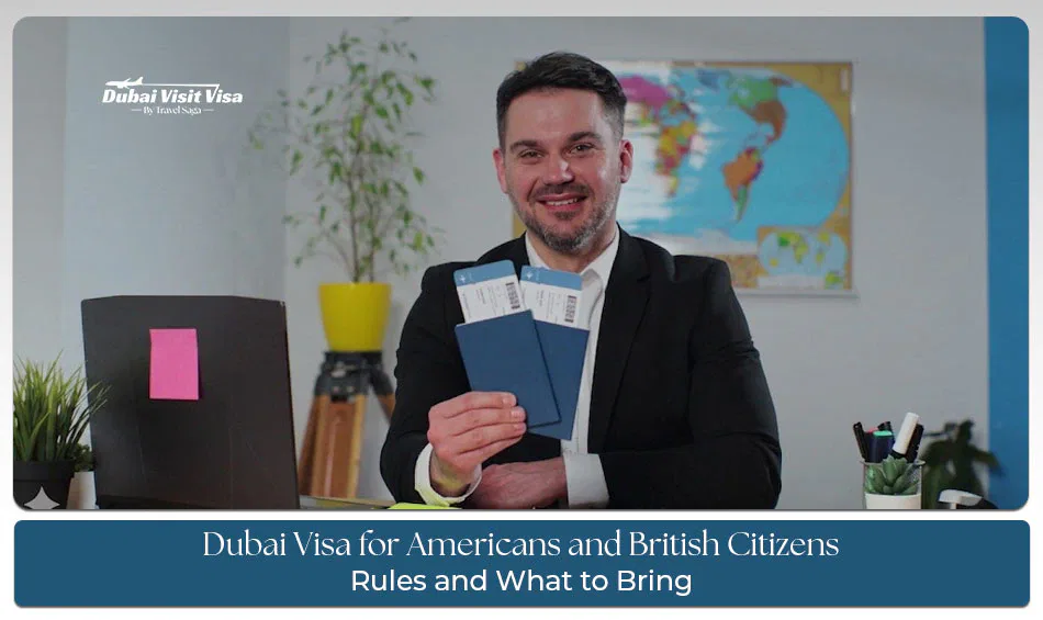 Dubai airport entry process for US and UK tourists