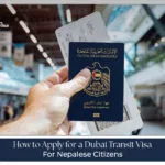 Dubai transit visa for Nepal passport holders