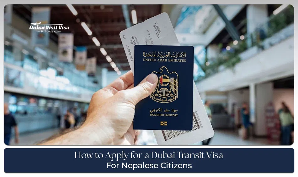 Dubai transit visa for Nepal passport holders