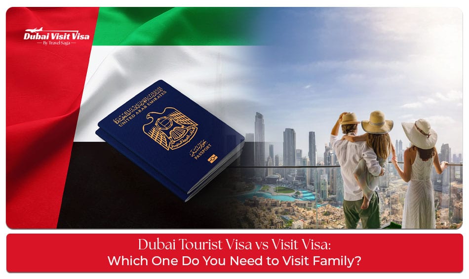 Dubai Tourist Visa vs Visit Visa comparison covering eligibility, travel purposes, validity, and application requirements